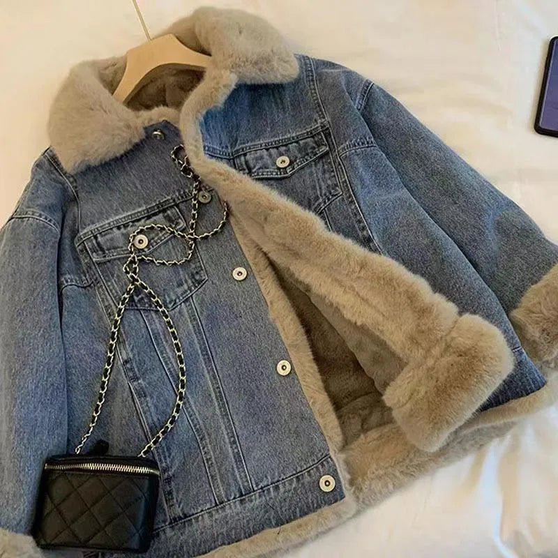 Denim Fur Jackets