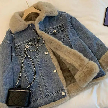 Denim Fur Jackets