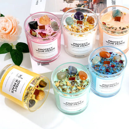 💎 Crystal Tumbler Candles 💎