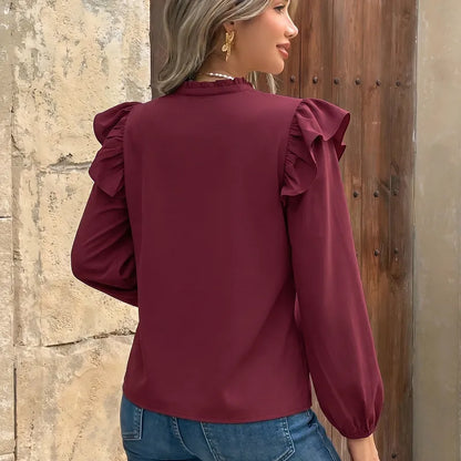 ❤️ Dark Red Blouse ❤️