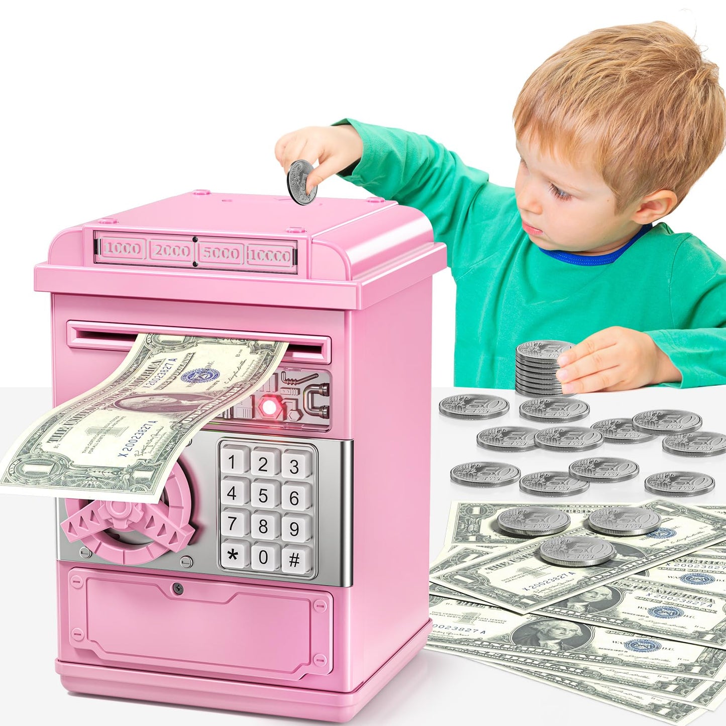🐷 Pink Electronic Piggy Bank 🐷