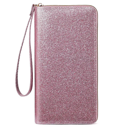✨🌈 Solid Colour Glitter Long Wallet 🌈✨