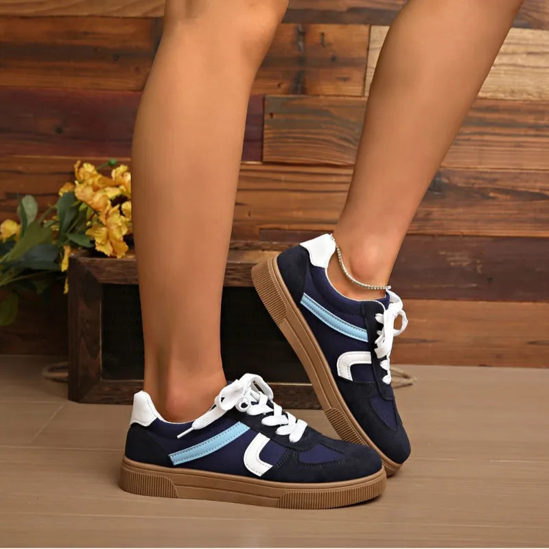 Ladies Gum Sole Trainers