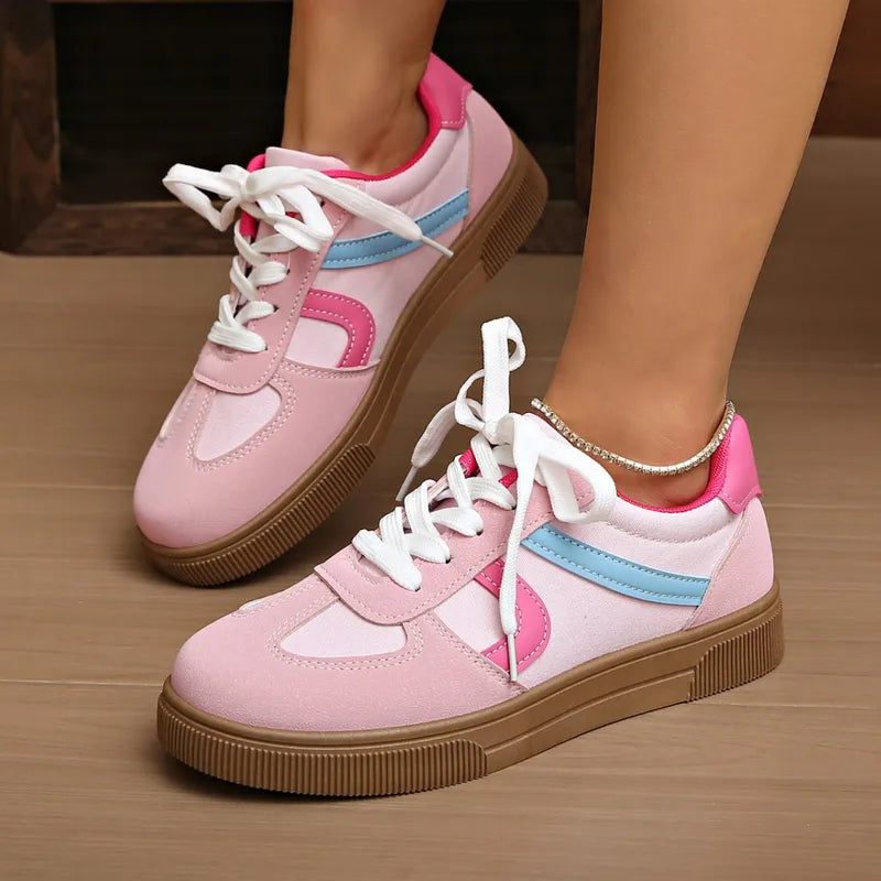 Ladies Gum Sole Trainers