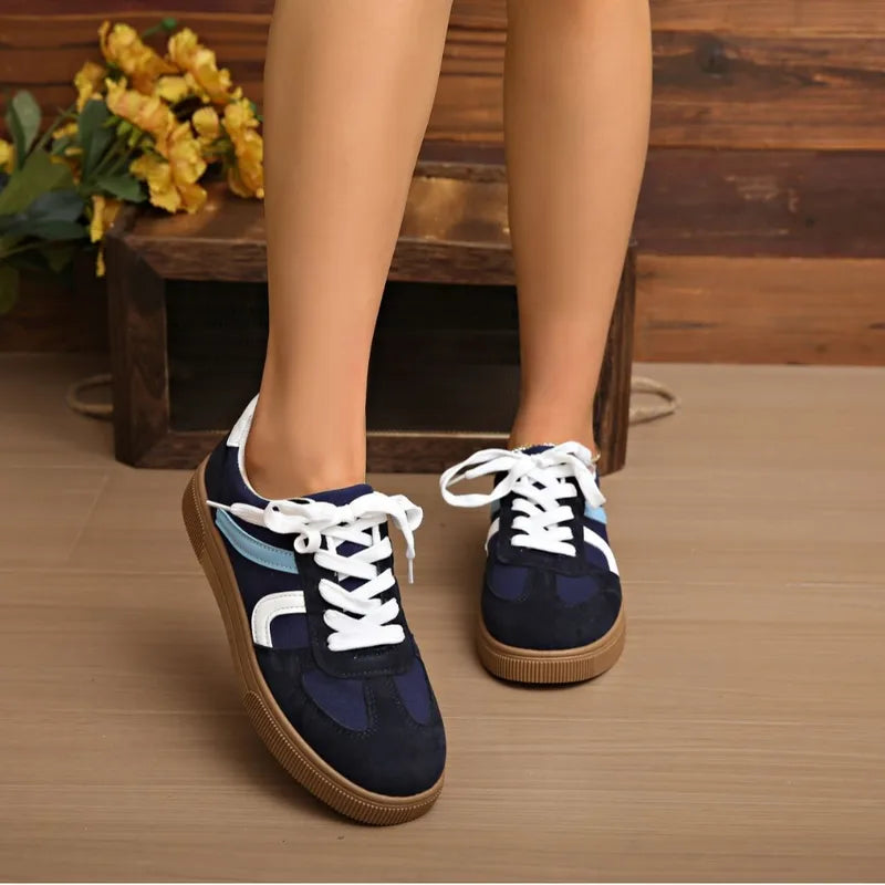 Ladies Gum Sole Trainers