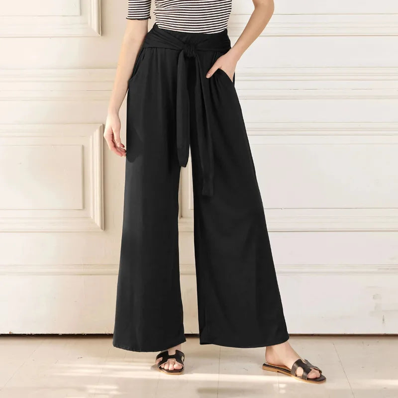 🧘👖 Women’s Draped Wide-Leg Yoga Pants 👖🧘