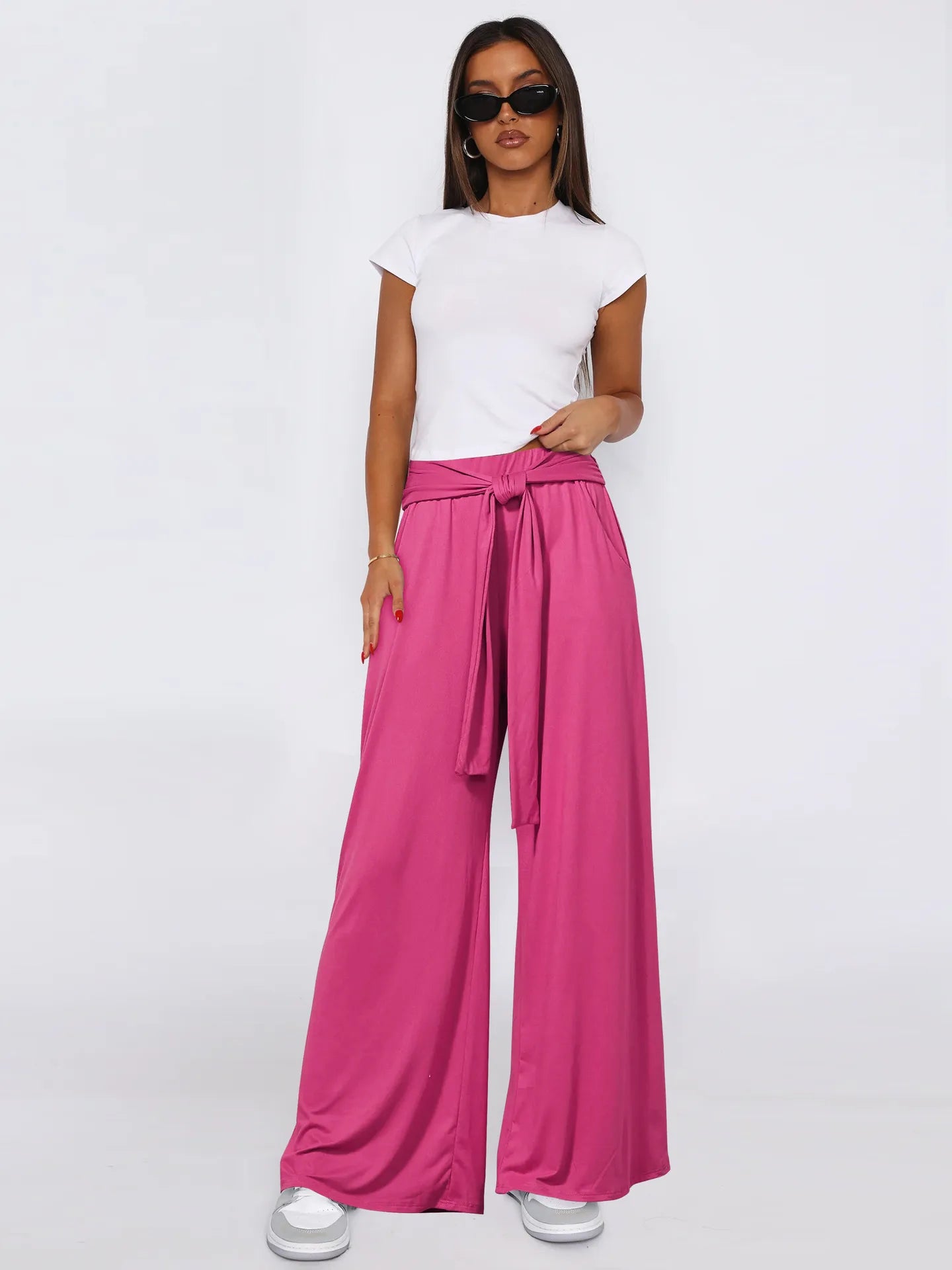 🧘👖 Women’s Draped Wide-Leg Yoga Pants 👖🧘