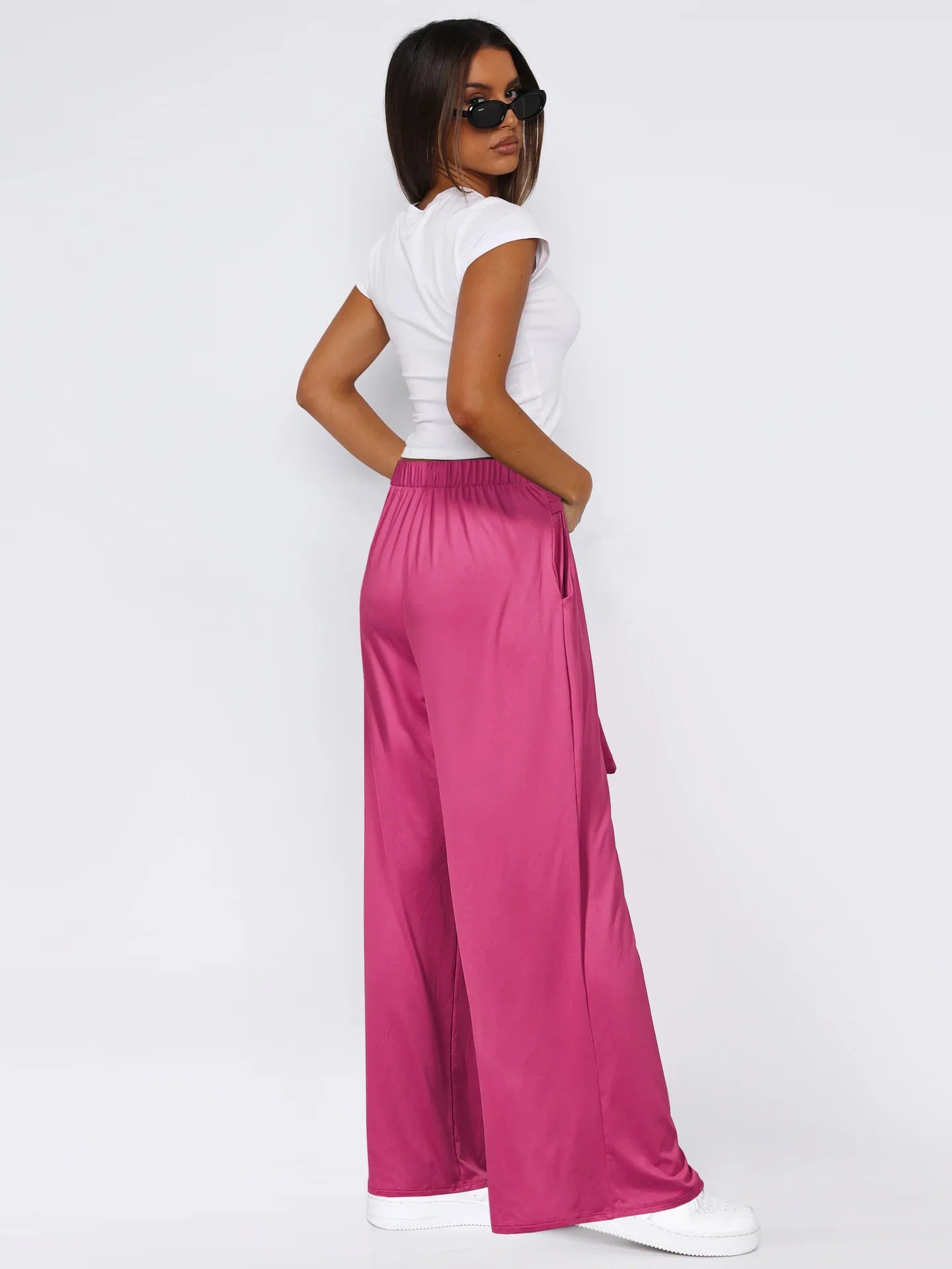 🧘👖 Women’s Draped Wide-Leg Yoga Pants 👖🧘