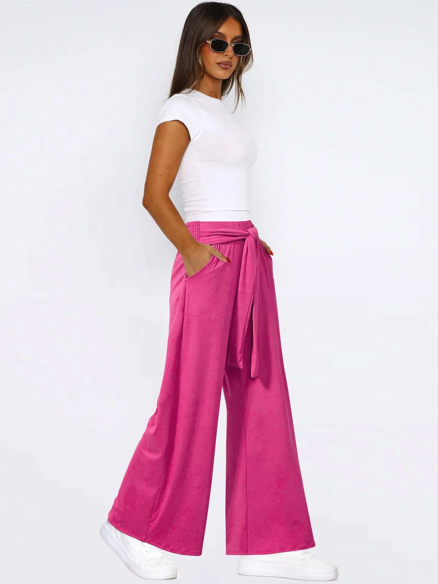 🧘👖 Women’s Draped Wide-Leg Yoga Pants 👖🧘