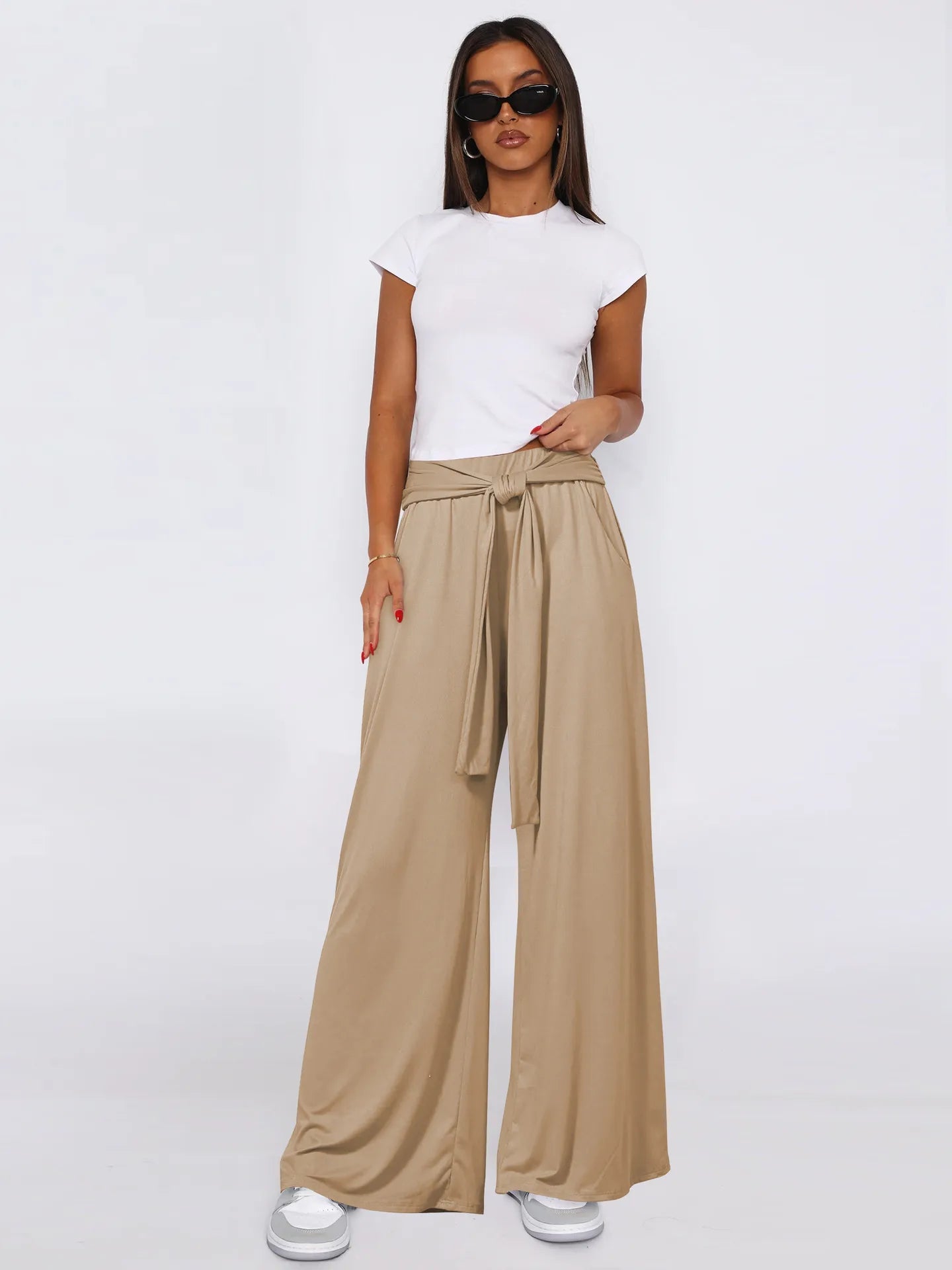 🧘👖 Women’s Draped Wide-Leg Yoga Pants 👖🧘