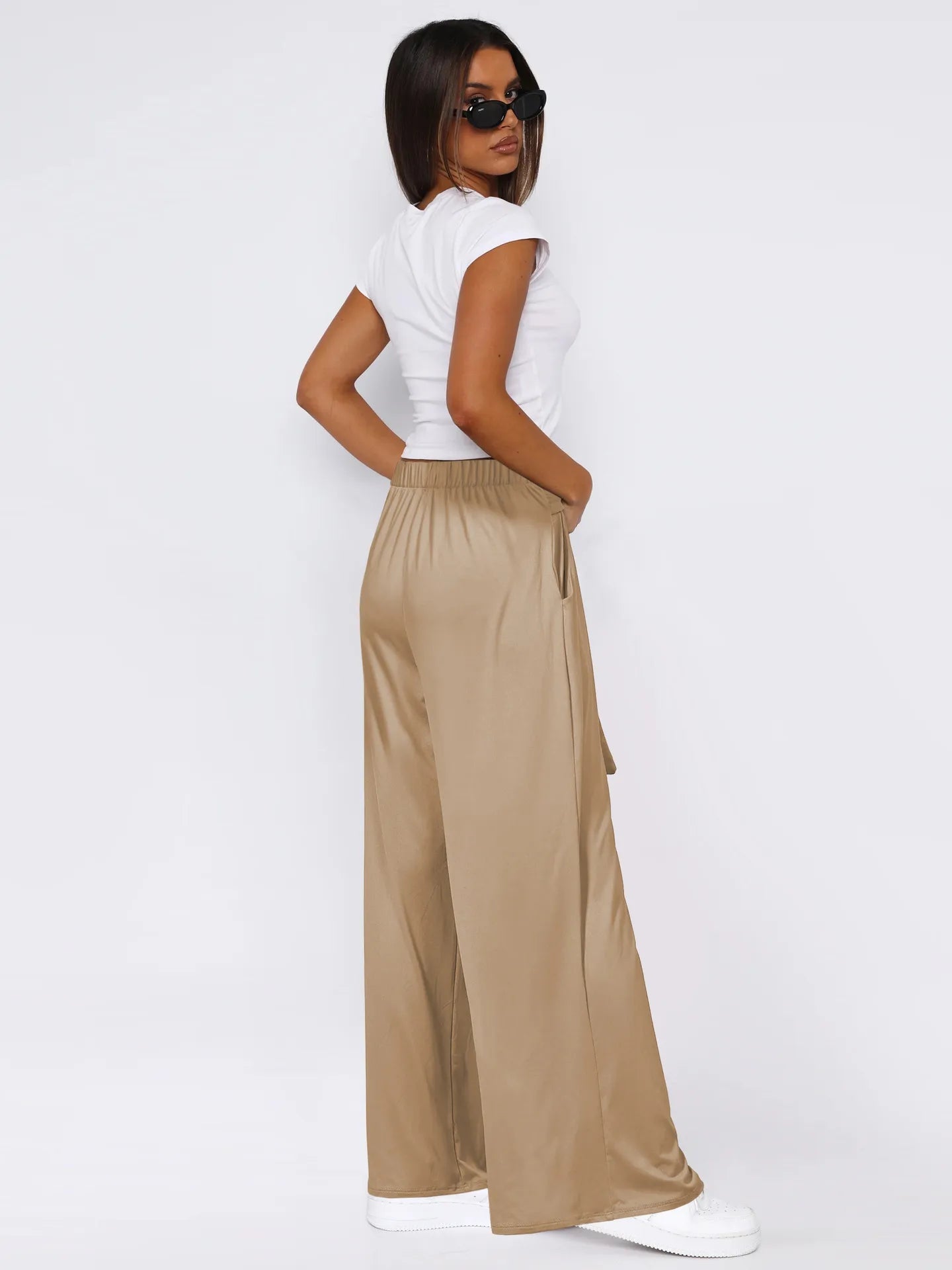 🧘👖 Women’s Draped Wide-Leg Yoga Pants 👖🧘