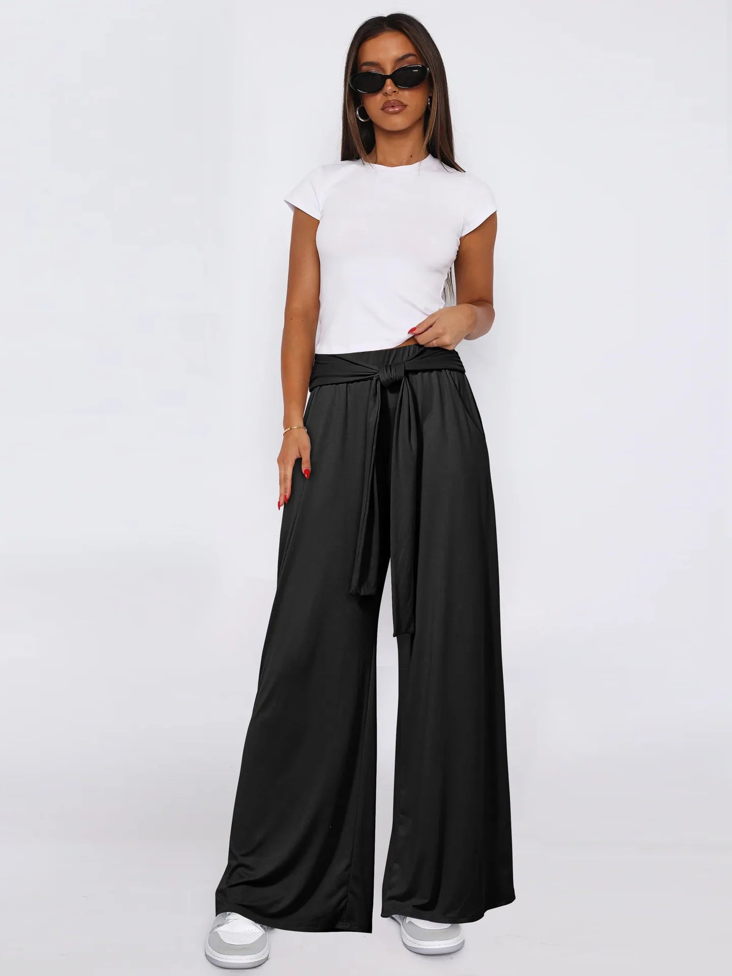 🧘👖 Women’s Draped Wide-Leg Yoga Pants 👖🧘