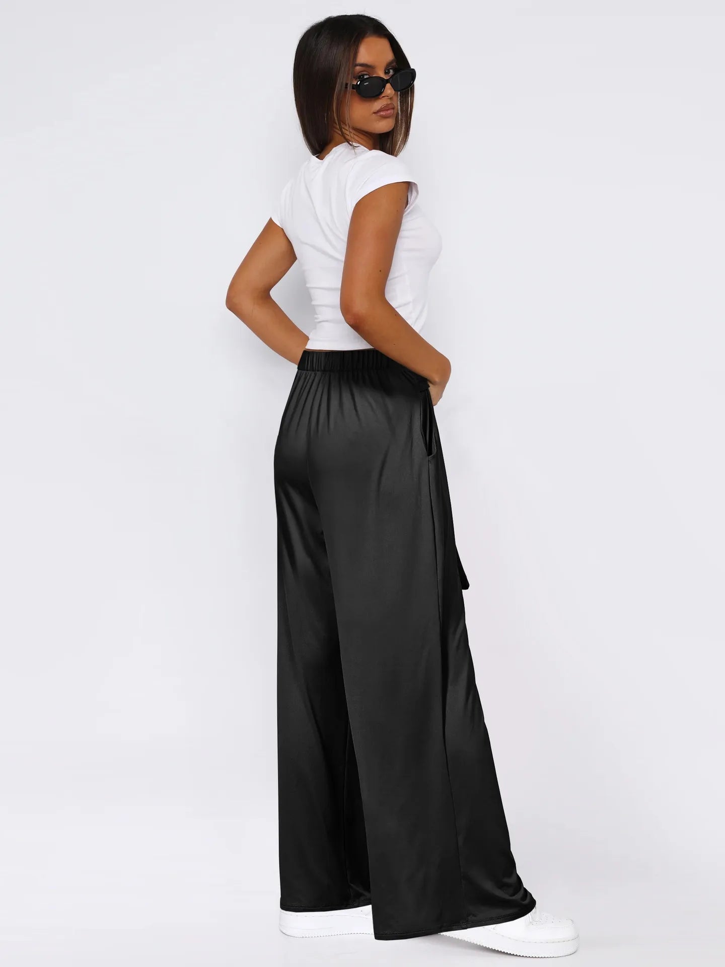 🧘👖 Women’s Draped Wide-Leg Yoga Pants 👖🧘