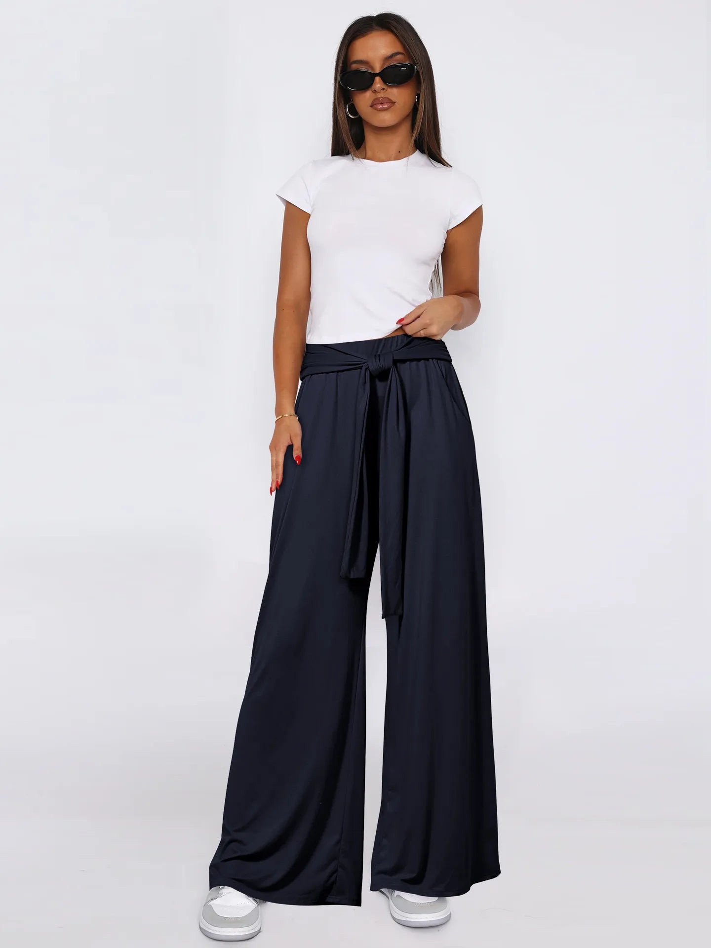 🧘👖 Women’s Draped Wide-Leg Yoga Pants 👖🧘