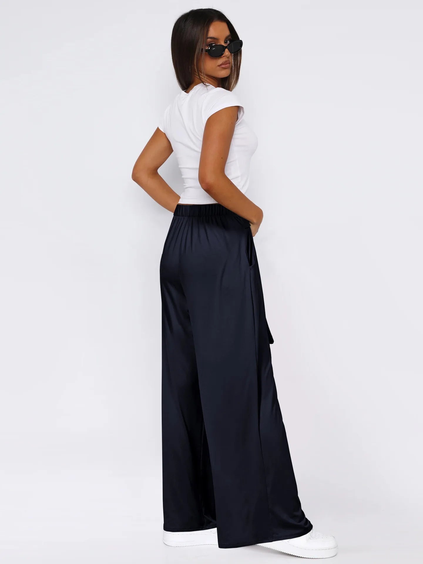 🧘👖 Women’s Draped Wide-Leg Yoga Pants 👖🧘