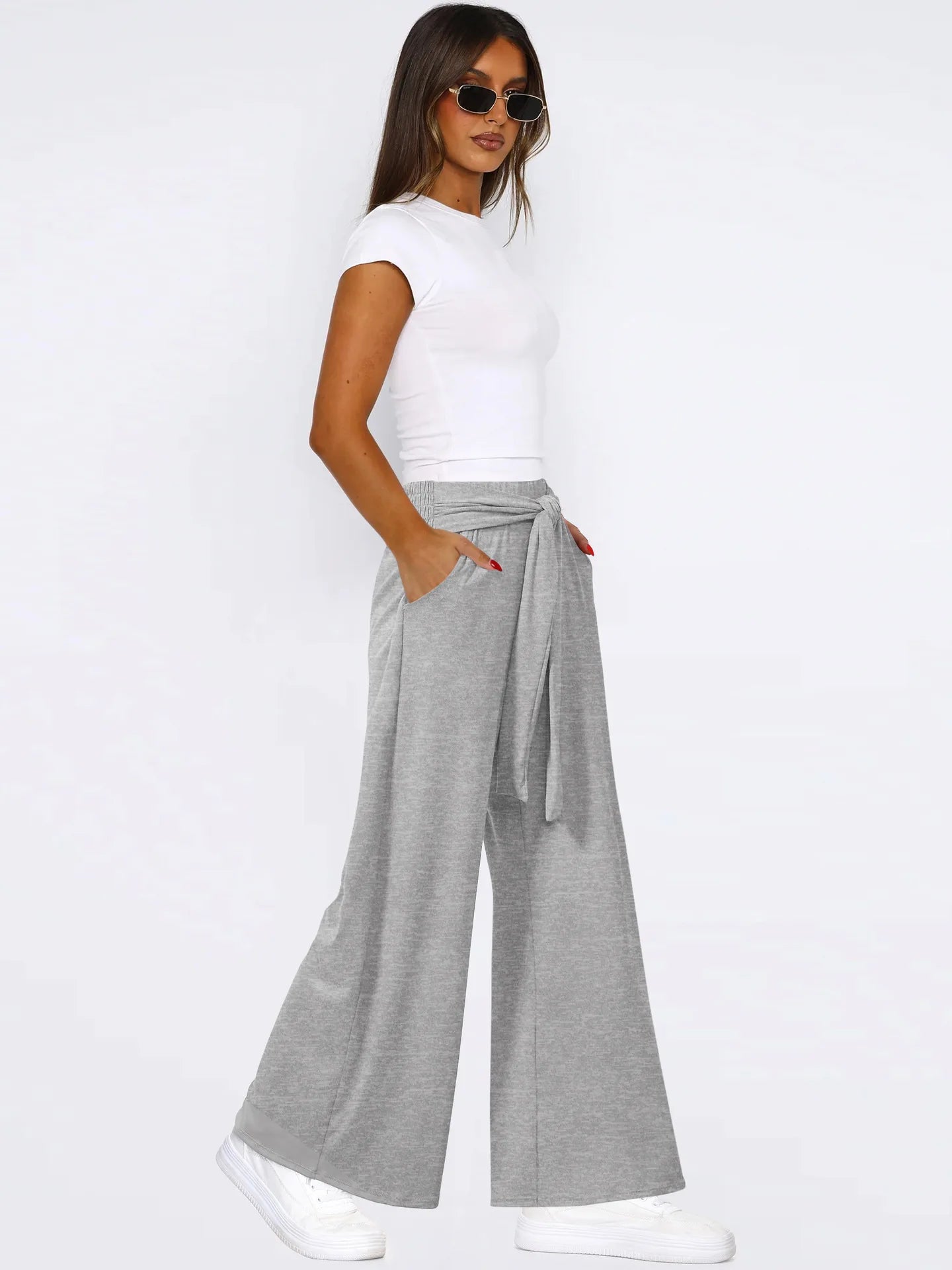 🧘👖 Women’s Draped Wide-Leg Yoga Pants 👖🧘
