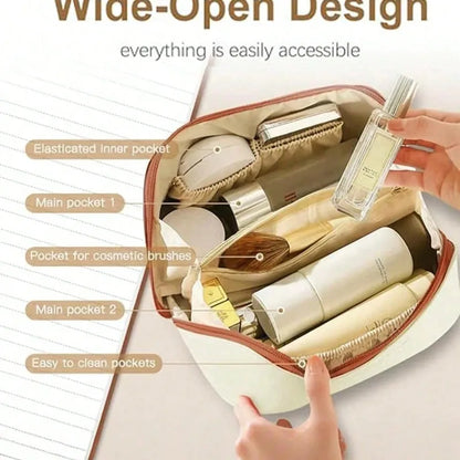 ✨ Initial Polyester Cosmetic Bag – Multi Layer Design ✨