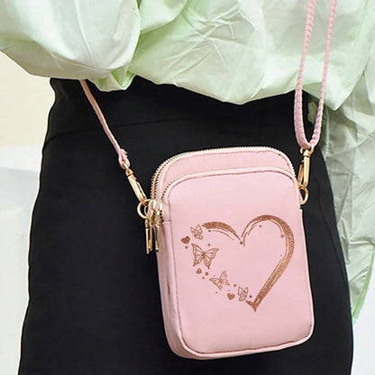 🦋✨ Square Multi-Pocket Single Shoulder Phone Bag ✨🦋