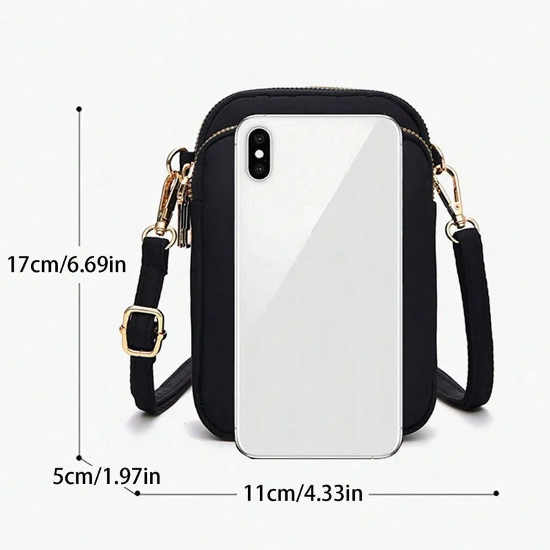 🦋✨ Square Multi-Pocket Single Shoulder Phone Bag ✨🦋