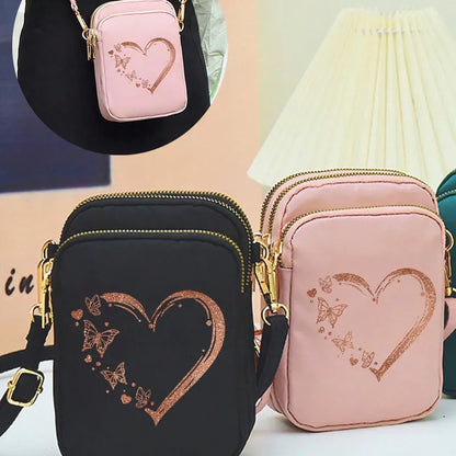 🦋✨ Square Multi-Pocket Single Shoulder Phone Bag ✨🦋