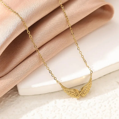 😇 Stainless Steel Angel Wings Necklaces 😇