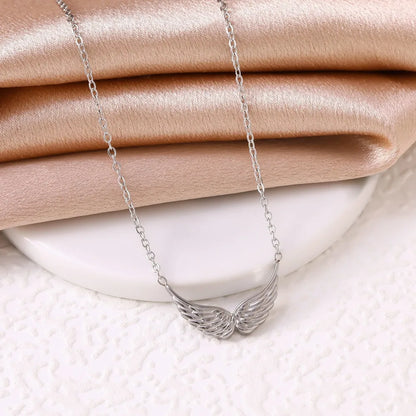 😇 Stainless Steel Angel Wings Necklaces 😇