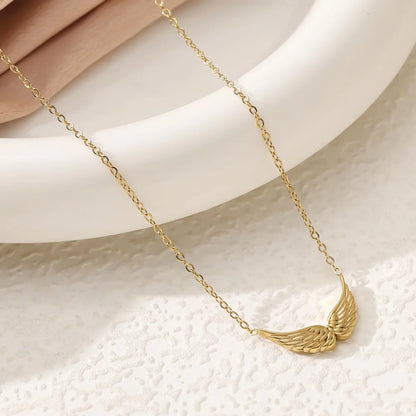 😇 Stainless Steel Angel Wings Necklaces 😇