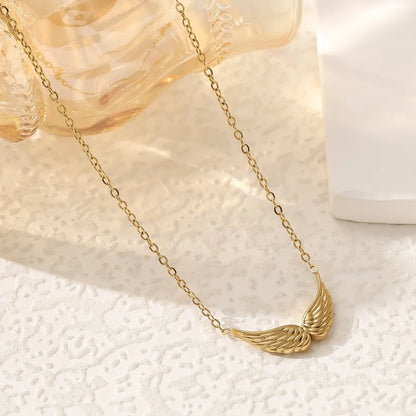 😇 Stainless Steel Angel Wings Necklaces 😇