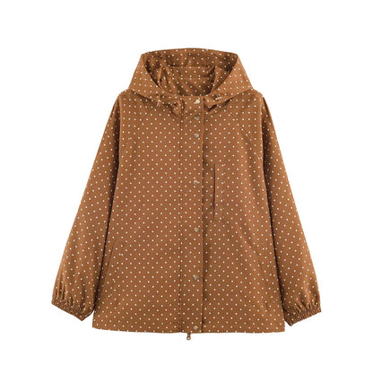 Brown Polka Dot Jacket