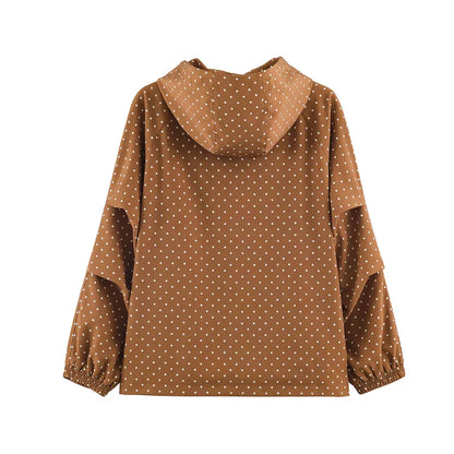 Brown Polka Dot Jacket
