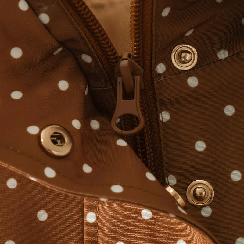 Brown Polka Dot Jacket
