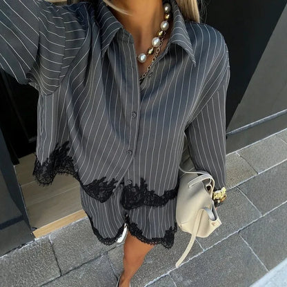 ❤️ 2pc Stripe Shorts Co-Ord Set ❤️