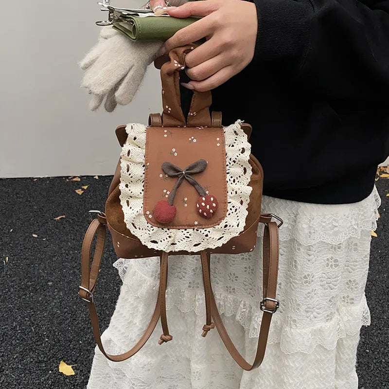 🎒🍒 Cherry Mini Backpack 🍒🎒
