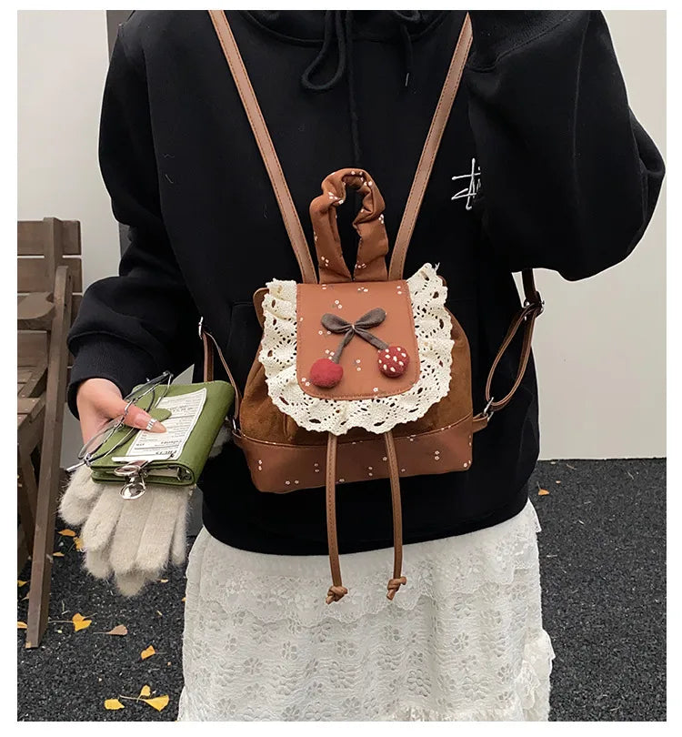 🎒🍒 Cherry Mini Backpack 🍒🎒