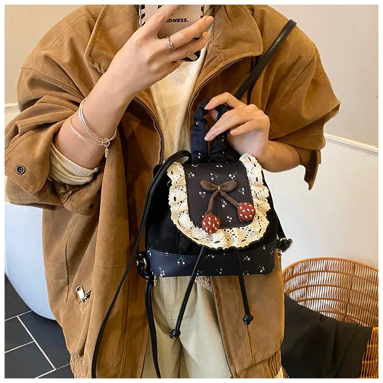 🎒🍒 Cherry Mini Backpack 🍒🎒