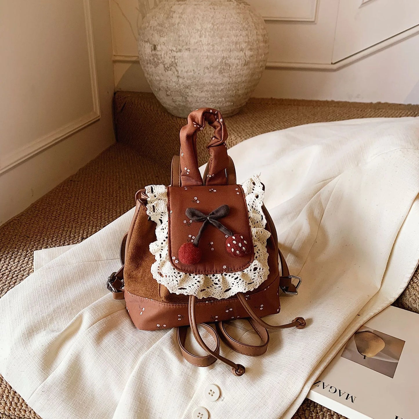 🎒🍒 Cherry Mini Backpack 🍒🎒