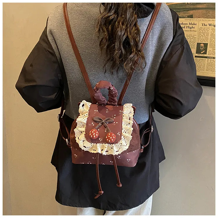 🎒🍒 Cherry Mini Backpack 🍒🎒