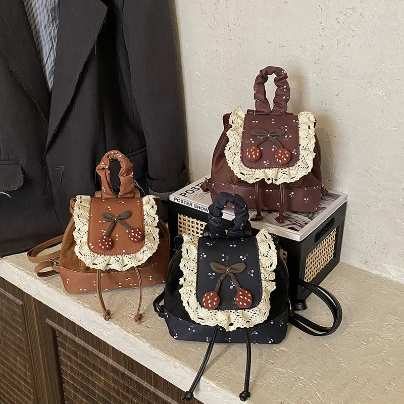 🎒🍒 Cherry Mini Backpack 🍒🎒