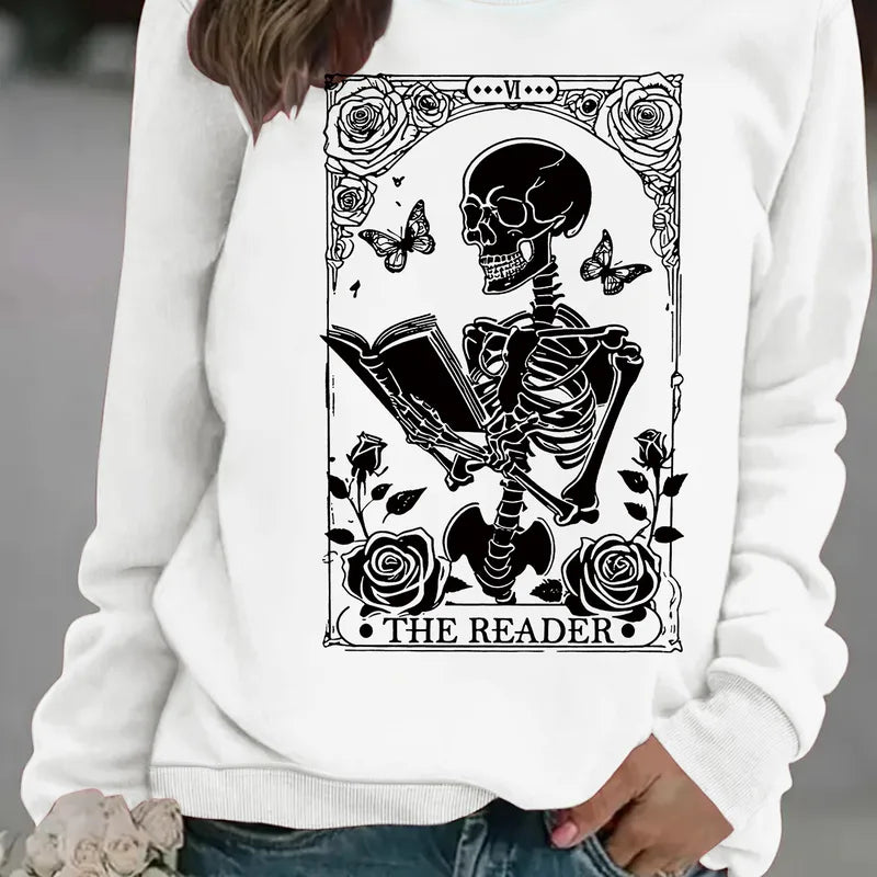 💀 “The Reader” Tarot Card Style Jumper (8 Colour Choices!) 💀