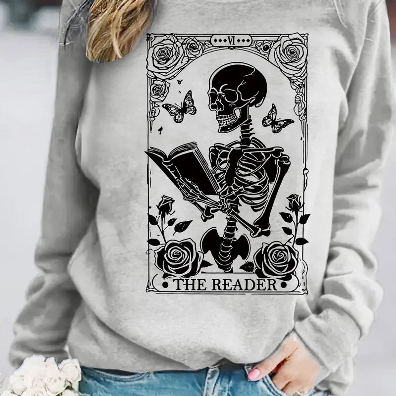 💀 “The Reader” Tarot Card Style Jumper (8 Colour Choices!) 💀