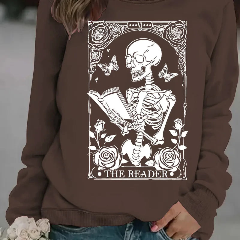 💀 “The Reader” Tarot Card Style Jumper (8 Colour Choices!) 💀