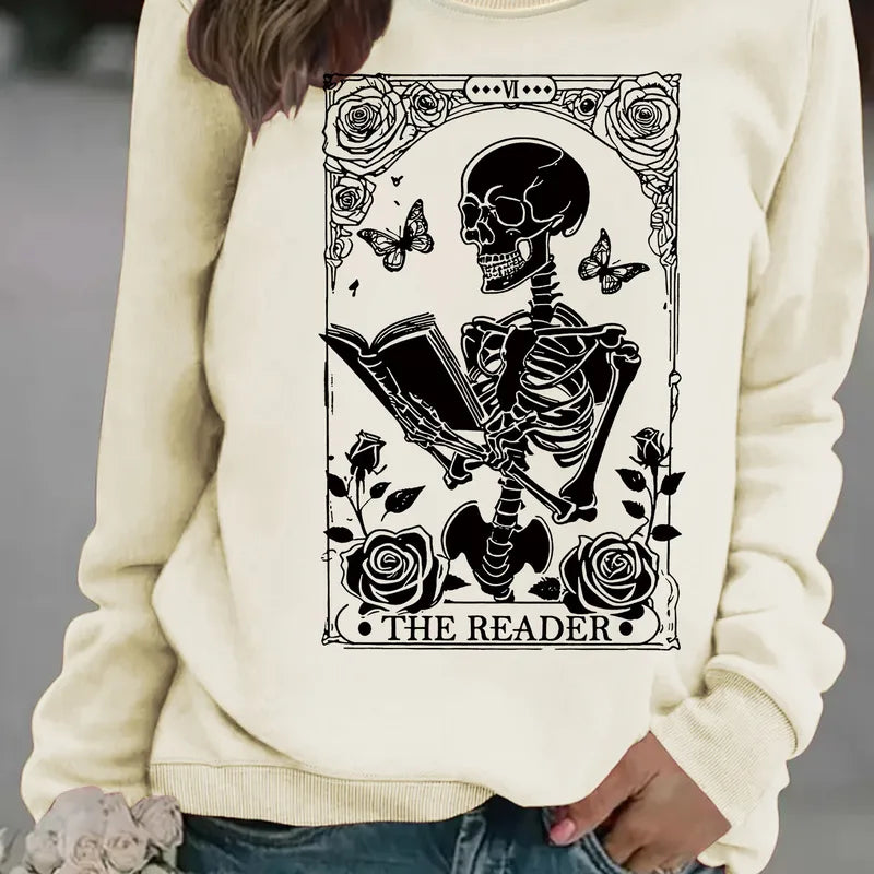 💀 “The Reader” Tarot Card Style Jumper (8 Colour Choices!) 💀