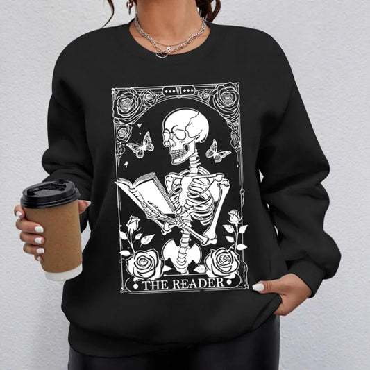 💀 “The Reader” Tarot Card Style Jumper (8 Colour Choices!) 💀