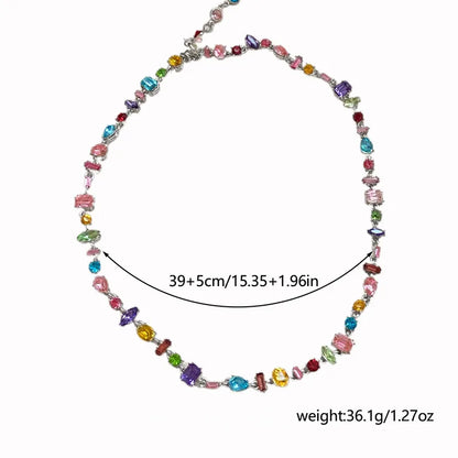 🌈 Crystal Candy Rhinestone Necklace 🌈