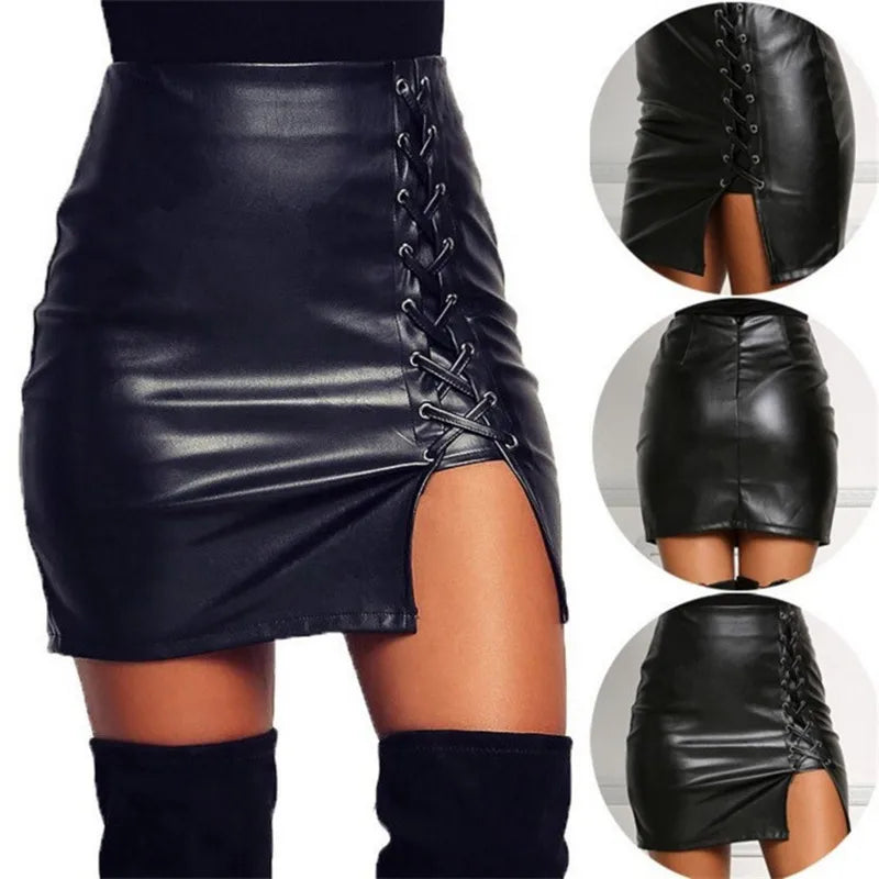 Pleather Skirts