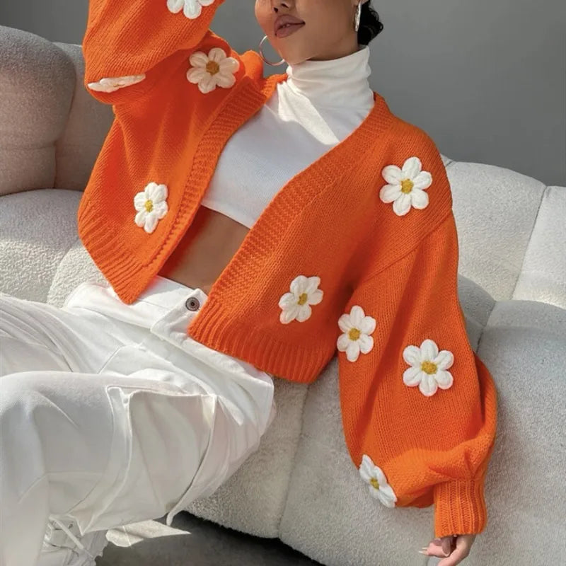 🌼 3D Flower Cardigans 🌼