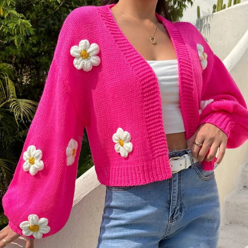 🌼 3D Flower Cardigans 🌼
