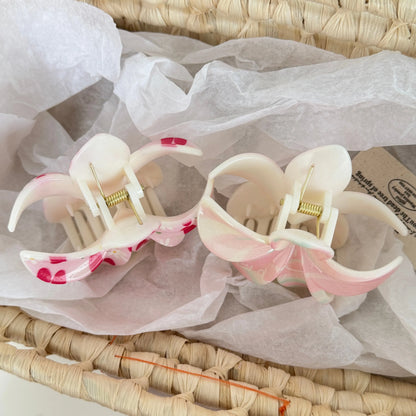 🌸 5pc Flower Hair Claw Set 🌸