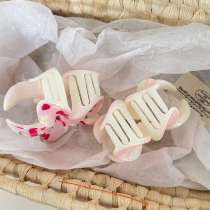 🌸 5pc Flower Hair Claw Set 🌸