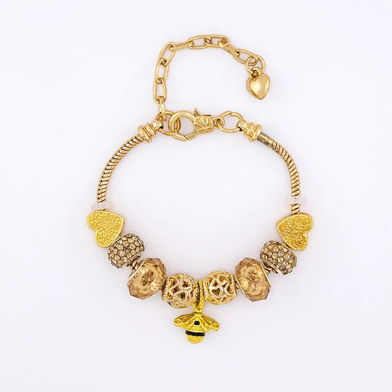 🐝 Sweet Gold Bee Charm Bracelet 🐝